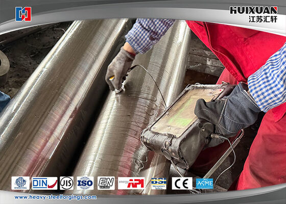 Legeringsstålsmeder 25Cr2Ni4MoV, 34CrNiMo6 Zware stalen as, motoras.